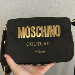 Moschino crossbody bag with authenticity card
